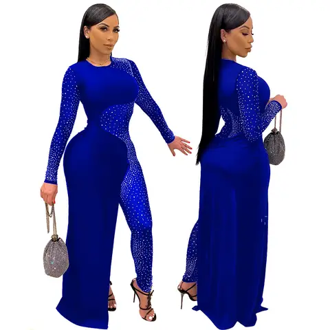 Charde's Diamond One Piece Jumpsuit-Skirt