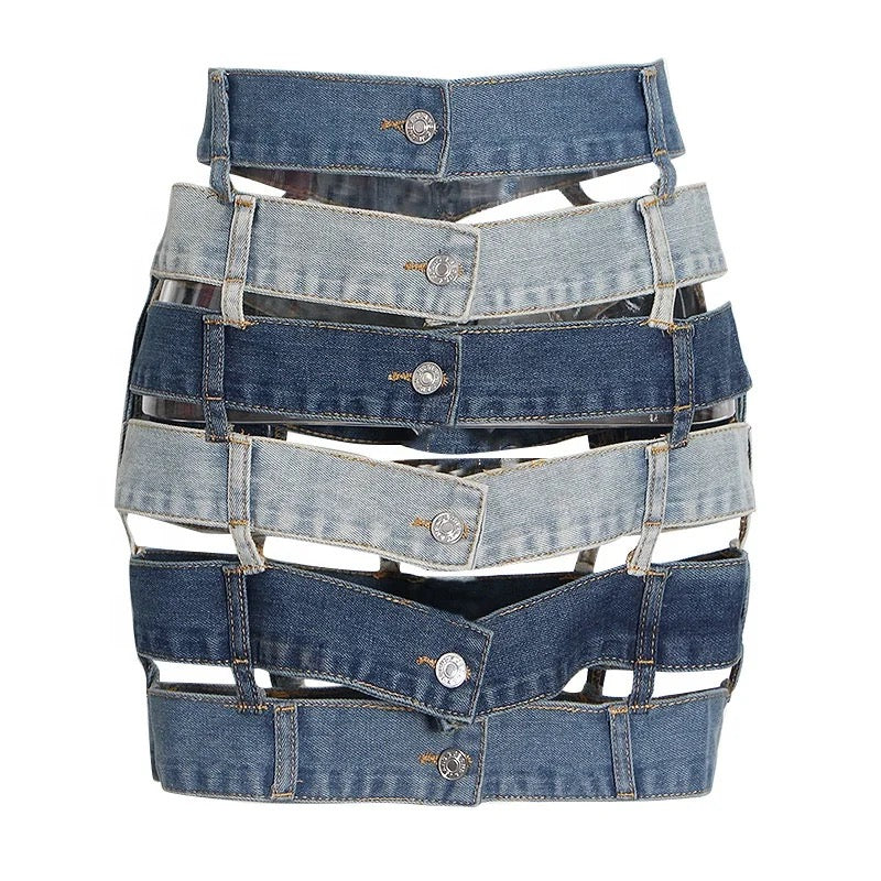 Sentel Denim Linked Maxxy Skirt  (Limited Edition)