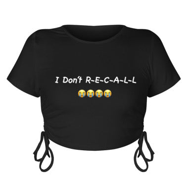 Lil Woody’s “I Don’t Recall” Laced Up Summer Crop Top