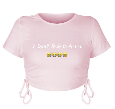 Lil Woody’s “I Don’t Recall” Laced Up Summer Crop Top