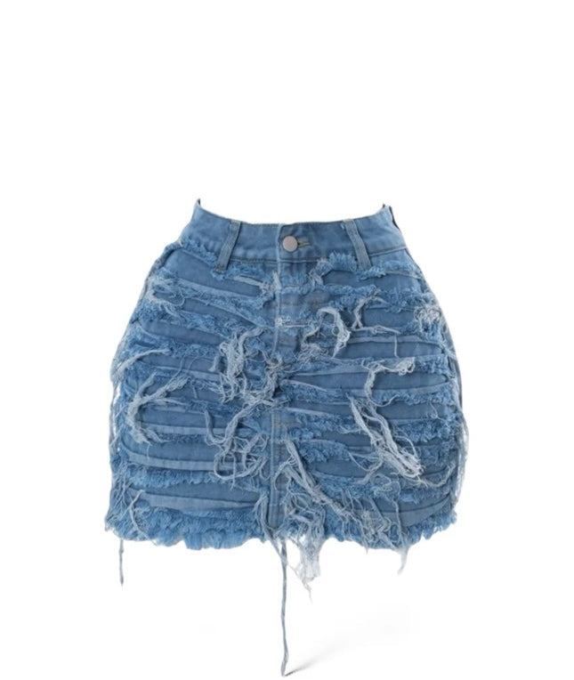 Rodeo Tassel Mini Skirts