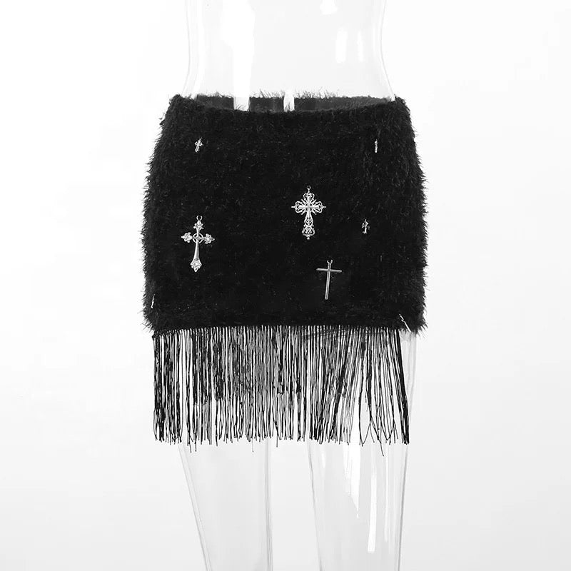 Jayla’s Tassel Feather Skirt