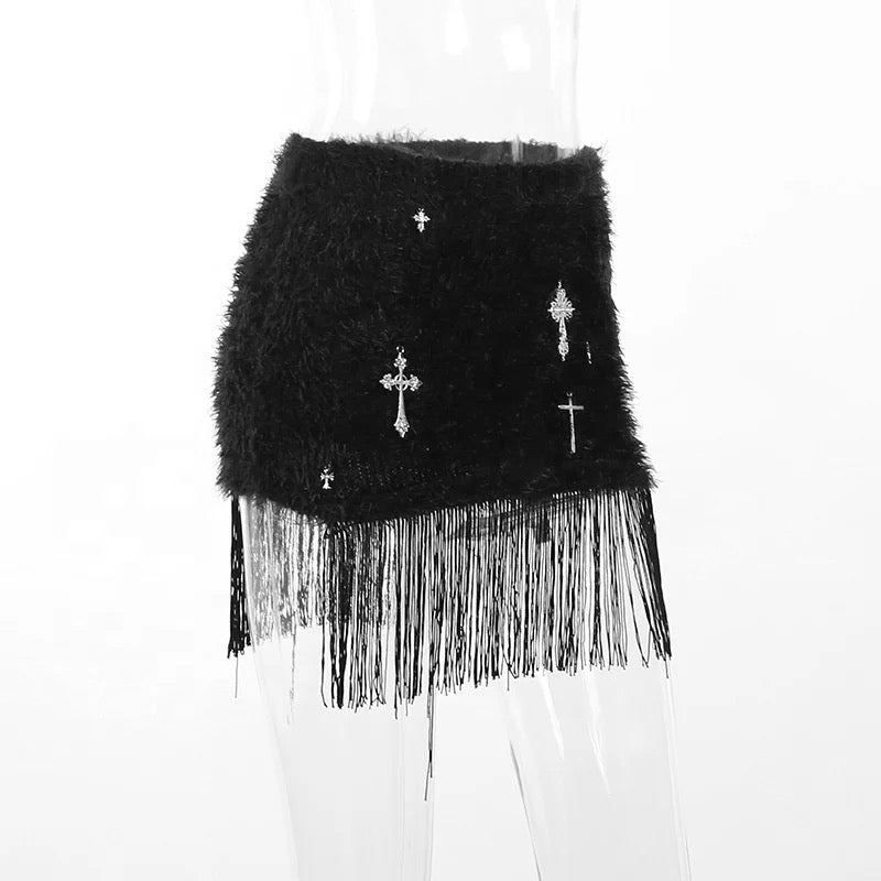 Jayla’s Tassel Feather Skirt