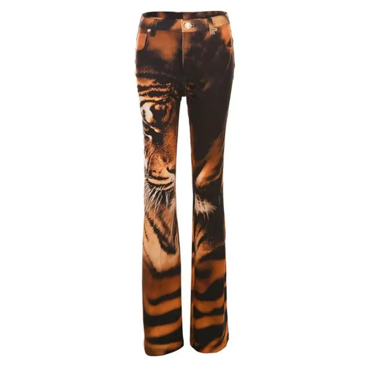 Tiga Printed Flare Pants