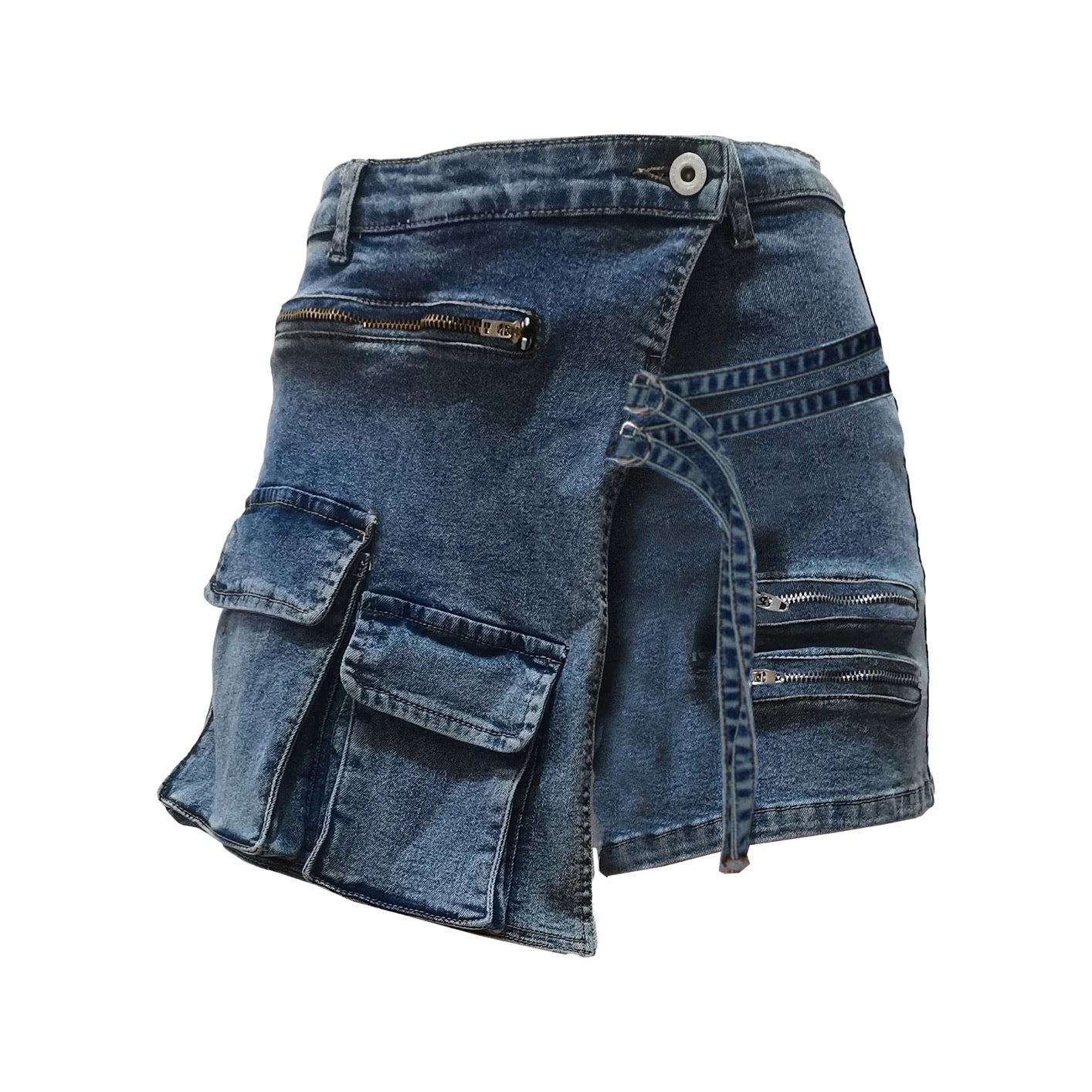 Bry’s Denim Cargo Skort