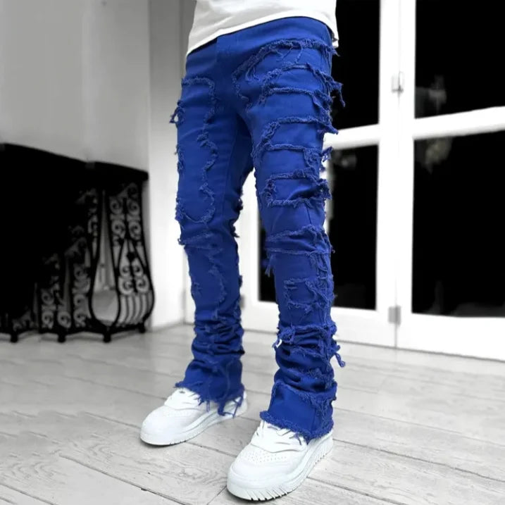 Money Man Ruffle Stack Jeans