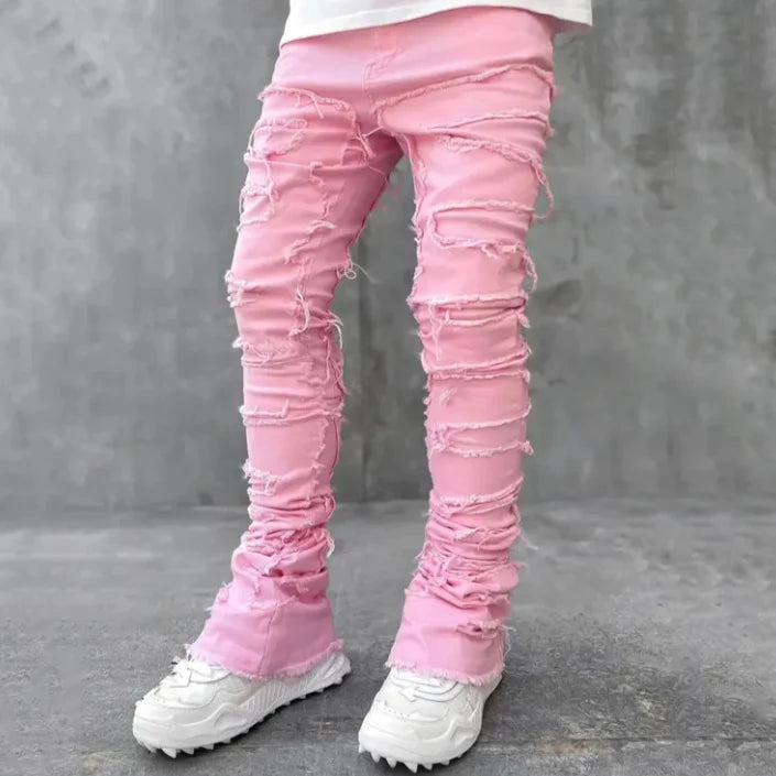 Money Man Ruffle Stack Jeans