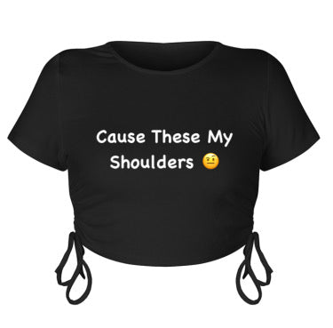 Woody’s “They’re My Shoulders” Laced Up Summer Shirt