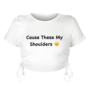 Woody’s “They’re My Shoulders” Laced Up Summer Shirt