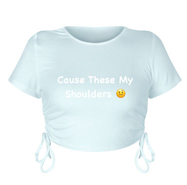 Woody’s “They’re My Shoulders” Laced Up Summer Shirt