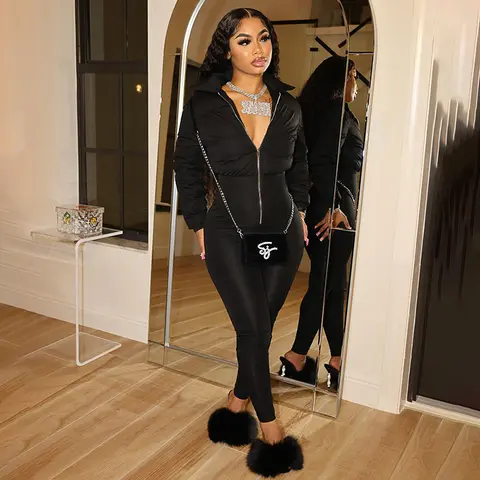 Puffer Jacket Jumpsuit